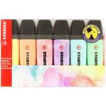Stabilo Boss Original Highlighter Pastel 6 Set 100g