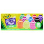 Crayola Neon Washable Paint 10ct 2oz
