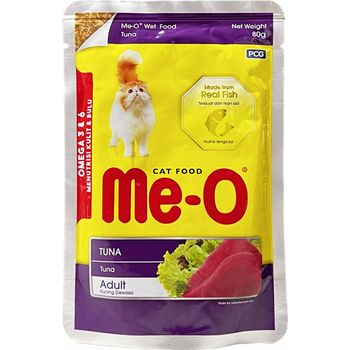Me-O Pouch Adult Tuna in Jelly 80g