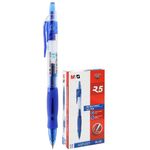 M&G Retractable Gel Pen 0.7mm Blue