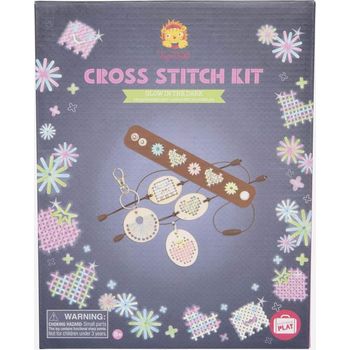 Tiger Tribe Cross Stitch Kit Glow In The Dark