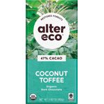 Alter Eco Dark Coconut Toffee Organic Chocolate 80g