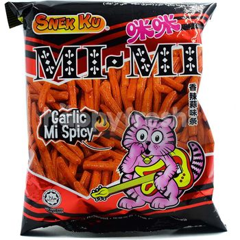 Snek Ku Mimi Garlic Mi Spicy 80g