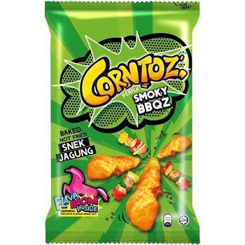 Mamee Smoky Bbqz Corntoz Regular Pack 100g