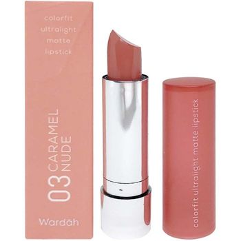 Wardah Colorfit Ultralight Matte Lipstick 03 Caramel Nude 3.6g