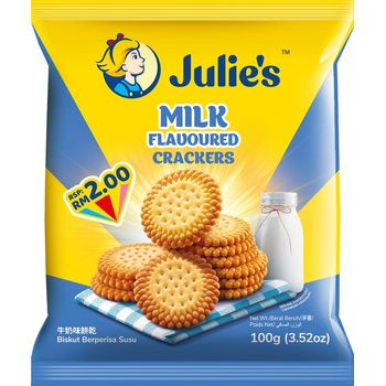 Julie's Milk Flavoured Crackers 100g