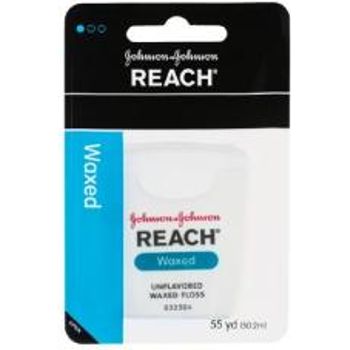 Reach Waxed Floss Unflavored 55 Yds Pack Of 5