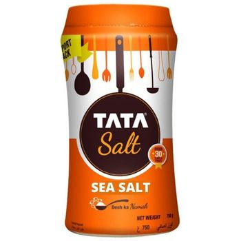 Tata Iodised Sea Salt Drum 650g