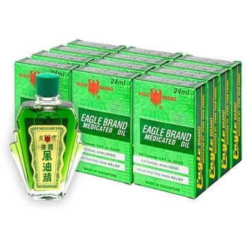Eagle Brand Green Medicated Oil 12 x 24ml