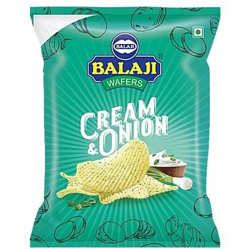 Balaji Wafers Cream And Onion 135g
