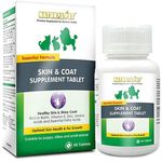 Natural Pet Skin and Coat Supplement 60ct