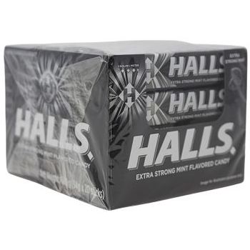 Gula-gula Berperisa Pudina Lebih Kuat Halls (20x34g)