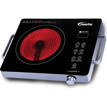 PowerPac Ceramic Cooker Infrared Cooker Any Pot 2000w Ppic831