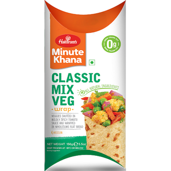 Haldiram's Classic Mix Veg Wrap 156g