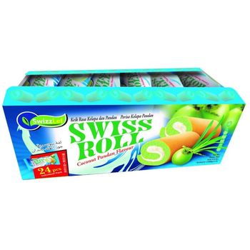 Swizzlef Swiss Roll Coconut Flavour 24 x 20g