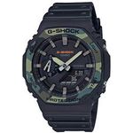 Casio G-shock Special Color Ga-2100su-1adr Analog Quartz Black Resin Men's Watch