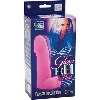 CalExotics Glow-In-The-Dark Flexi 5.5 Inches Pink