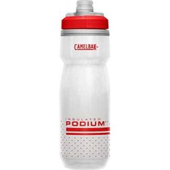 CamelBak Podium Chill 595g Bike Bottle Fiery Red White
