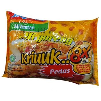 Indomie Kriuk Pedas 90g
