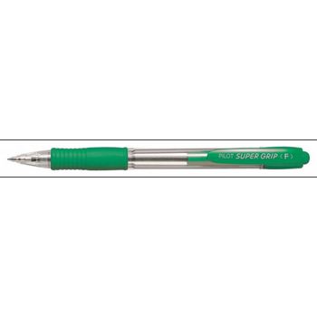 Pilot Ballpoint Pen Super Grip Line Width 03mm Green
