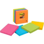 3M Post-It Notes Super Sticky Rio De Janiero 654-5SSUC 3"x3" 5 Pads /Pack