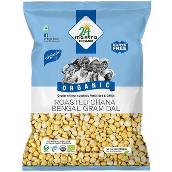 24 Mantra Organic Roasted Chana Dal Bengal 500g