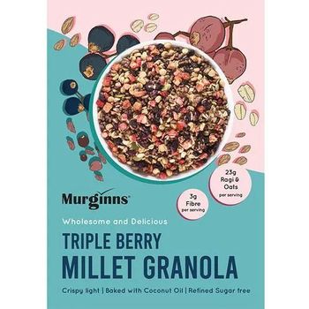 Murginns Triple Berry Millet Granola 350g