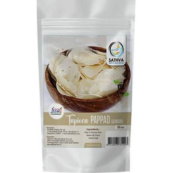 Sathva Tapioca Pappad (Ajwain) 150g