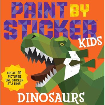 Workman Publishing Paint By Sticker Kids Dinosaurs