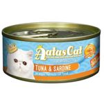 Aatas Cat Canned Food Tantalizing Tuna And Sardine In Aspic 80g