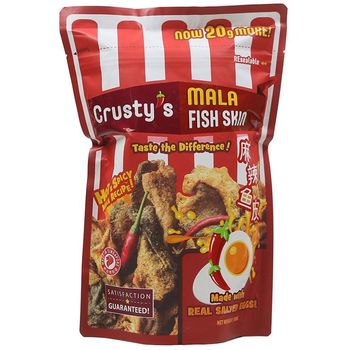 Crustys Mala Fish Skin 80g