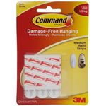 3M Command Medium Refill Strips Pack of 12 17021P
