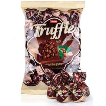Elvan Truffle Bag Chocolate Candies with Hazelnut Praline Flavor 800g
