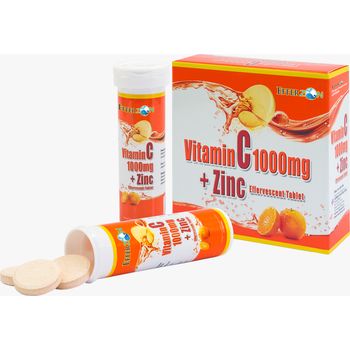 Efferzon Vitamin C 1000mg Plus Zinc Effervescent Tablet