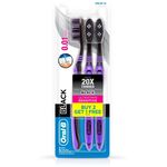 Oral-B Ultrathin Extra Soft Toothbrush Black Tea 3pcs