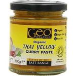 Geo Organics Thai Yellow Curry Paste no Added Sugar Vegan 190g