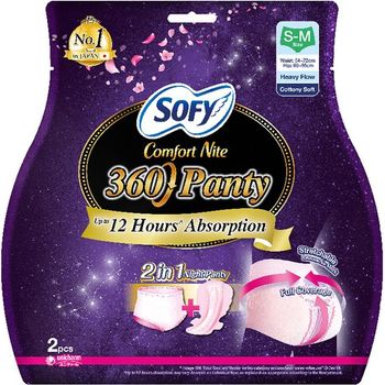 Sofy Comfort Nite 360 Night Panty 2pcs