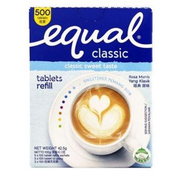 Equal Classic Sweet Taste Tablets Refill 500 Count