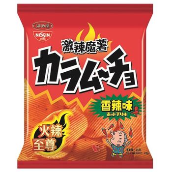 Nissin Karamucho Hot Chilli Flavour Potato Chips 55g