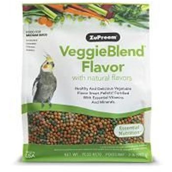ZuPreem VeggieBlend Bird Food Medium Birds 907g