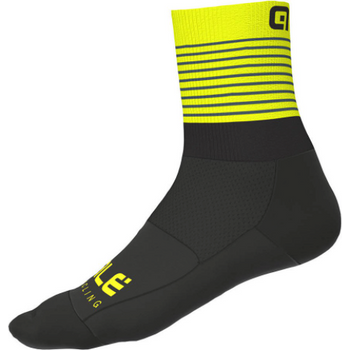Ale Cycling Piuma 12 Sock Black Fluorescent Yellow