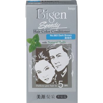 Hoyu Bigen Speedy Hair Color 883 Dark Brown