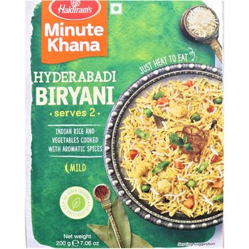 Haldiram's Minute Khana Hyderabadi Biryani 200g