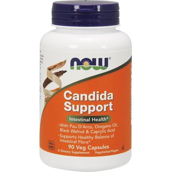Now (Foods) - Intestinal Health, Candida Support (90 veggie capsules)