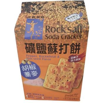 Zheng Zhe Soda Cracker Pepper Buckwheat And Flax 380g