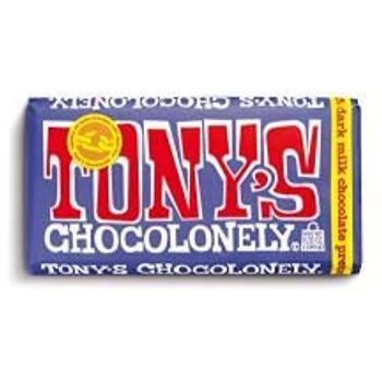 Tony's Chocolonely - Big Bar, Dark Chocolate Milk Pretzel Toffee (180g) | Exp: 02 Mar 2024