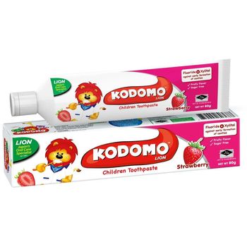 Ubat Gigi Kanak-kanak Singa Kodomo Strawberi 80g