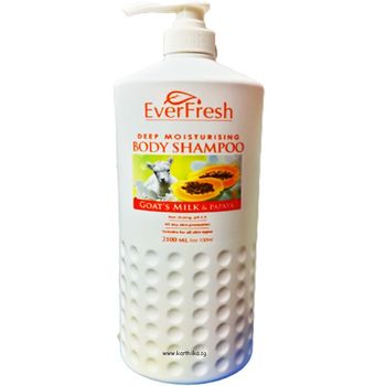 Everfresh Body Shampoo Goat's Milk And Papaya 2.1l