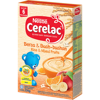 Nestle Cerelac Rice & Mixed Fruits 250g