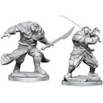 Magic The Gathering Unpainted Minis: W4 Zurgo Helmsmasher & Unyielding Krumar Wave 4